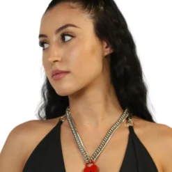 Funk Plus Womens Heartless Lock & Key Pendant