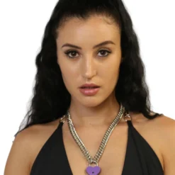 Funk Plus Womens Heartless Lock & Key Pendant