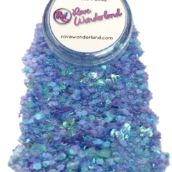 Xucai Iridescent Blue Mermaid Chunk Body And Face Festival Glitter (20 Or 30 Grams)