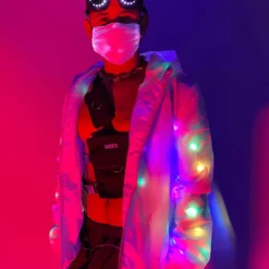 AE Get Flashy LED Windbreaker New