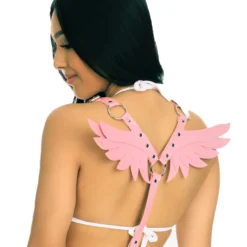 AE Heaven Sent Faux Leather Wings Harness Womens