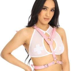 AE Heaven Sent Faux Leather Wings Harness Womens