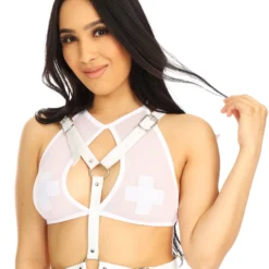 AE Heaven Sent Faux Leather Wings Harness Womens