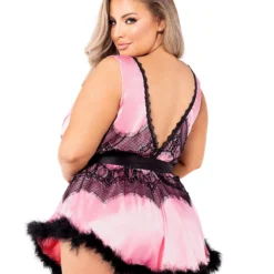 Roma Satin Baby Babydoll Dress