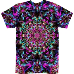 Set 4 Lyfe Mens NEON MANDALA T