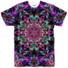 Set 4 Lyfe Mens NEON MANDALA T
