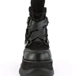 Pleasers Demonia Platform Criss-Cross Strap Ankle Boot Mens