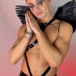 Roma Vinyl Dark Angel Men's Costume