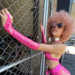 Roma Sequin Opera Gloves