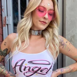 AE Angel Spaghetti Crop Top