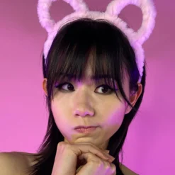 AE Fuzzy Bear Headband Womens