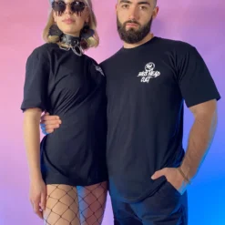 555stickers Mens Bass Head Cult Skull T