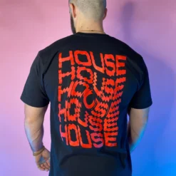 555stickers Red House Swirl RW Tee Mens