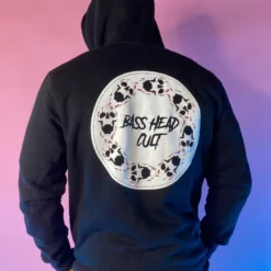 555stickers Bass Head Cult Skull Hoodie Tops