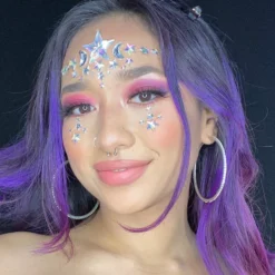 Uniflying Stardust Princess Rave Face Jewel Accessories