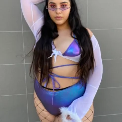 Shark Mystic Neptune High-Waist Booty Shorts