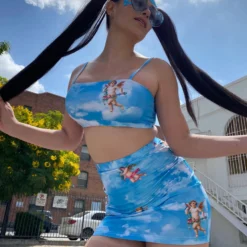 Rave Wonderland Shop 11 AE Skirts Cloud 9 2pc Set