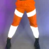 AE Orange Reflective Contrast Joggers