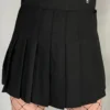 AE Basic Black Pleated Skirt Womens