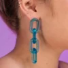 AE New Chain Link Acrylic Earrings