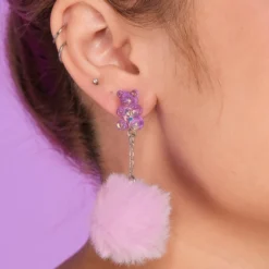 AE Your Teddy Gummy Bear Plush Earrings
