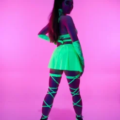 Roma Hypnotic Swirl Metallic Leg Wraps (Pair)