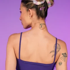 AE Feathered Princess Spaghetti Strap Crop Top New