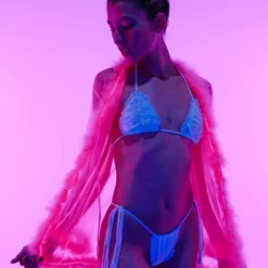 Be Wicked New So Xxtra Feather Trim Sheer Robe 24 Be Wicked New So Xxtra Feather Trim Sheer Robe