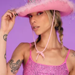 AE New LED Rodeo Princess Cowboy Hat