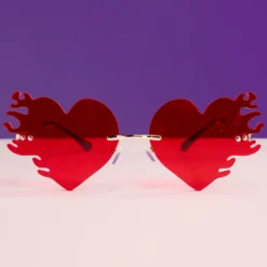 AE Womens Heart On Fire Sunglasses