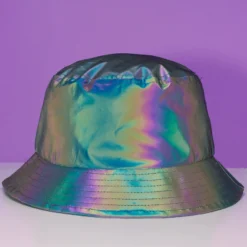 AE Rainbow Flash Reflective Bucket Hat