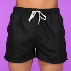 AE Solid Men's Drawstring Shorts
