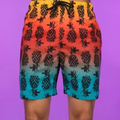 BJD Inc. Pineapple Sunset Party Shorts