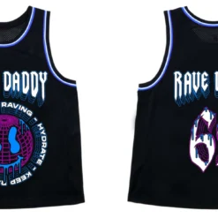 Jarmoo Mens Rave Daddy Basketball Jersey