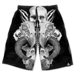 Set 4 Lyfe BROKEN BONES SHORTS