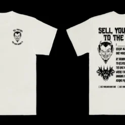 Jarmoo Sell Your Soul To The Rave White Tee Womens 13 Jarmoo Sell Your Soul To The Rave White Tee Womens