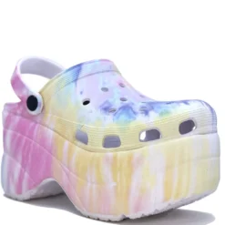 Cape Robbin Neon Blacklight Pastel Tie-Dye 'Bout That Life Sandals