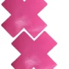 Neva Nude Womens Strawberry Vinyl Pink X Factor Blacklight Reactive Pasties