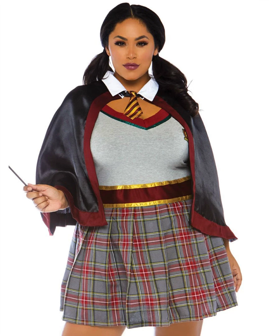Leg Avenue Womens 3pc Spellbinding School Girl Costume 6 Leg Avenue Womens 3pc Spellbinding School Girl Costume