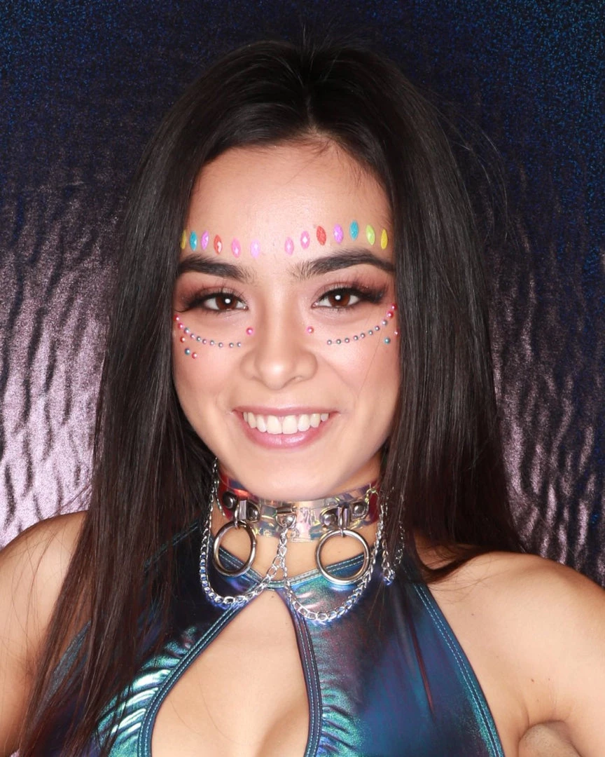 AE Interstellar Holographic PVC Choker With Chains 2 AE Interstellar Holographic PVC Choker With Chains