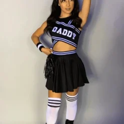 Forplay 6pc Daddy's Girl Cheerleader Costume Womens