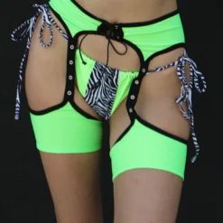 Bodyzone New Spur You On Chaps With Lace-Up And Grommet Detail