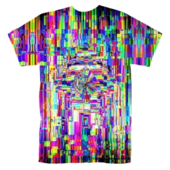 Set 4 Lyfe Mens ABSTRACT GLITCH T