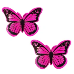 Accessories Super Pink Holographic Butterfly UV Blacklight Neva Nude Pasties