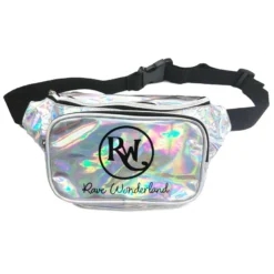 Hua Xin Xing Rui Bags Holographic Silver Rave Fanny Pack Outerwear