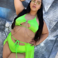 Bodyzone Chain Wrecked Keyhole Top