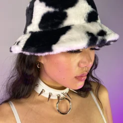 AE Milk And Honey Furry Bucket Hat New