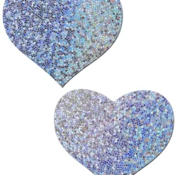 Pastease Heart Solid Glitter Nipple Pasties Womens