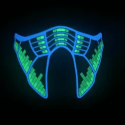 AE Industrial Sound Activated LED Mask Mens