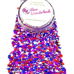 Xucai Jubilee Rainbow Body And Face Festival Glitter (Large 15 Grams) Accessories